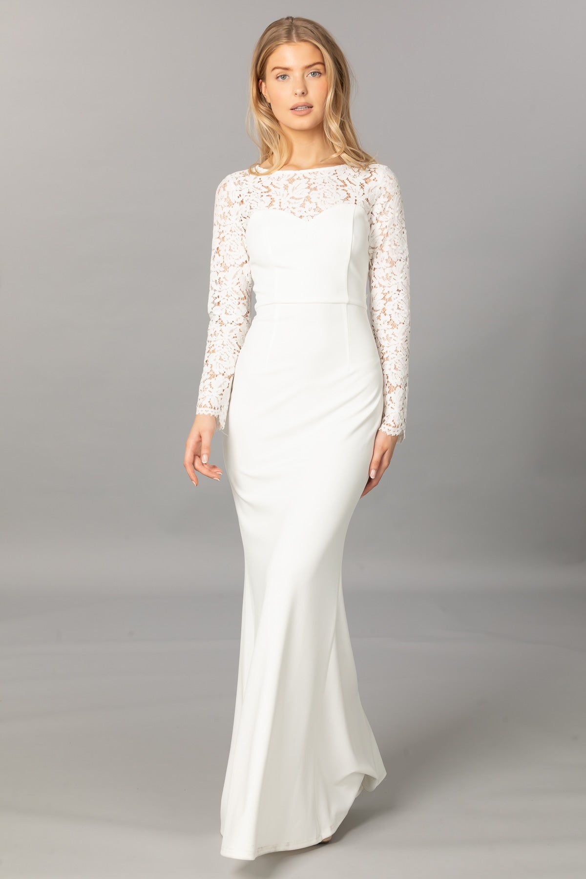Jane Lace Long Sleeve Gown