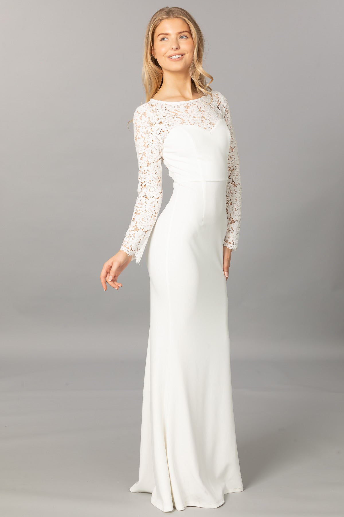 Jane Lace Long Sleeve Gown