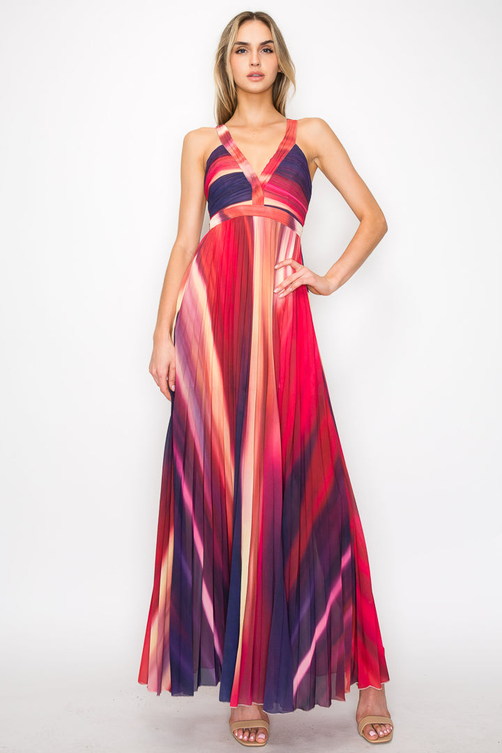 Sierra Multi-Color Maxi Dress