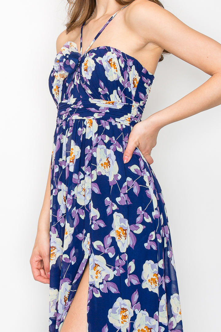 Elora Maxi Chiffon Floral Gown