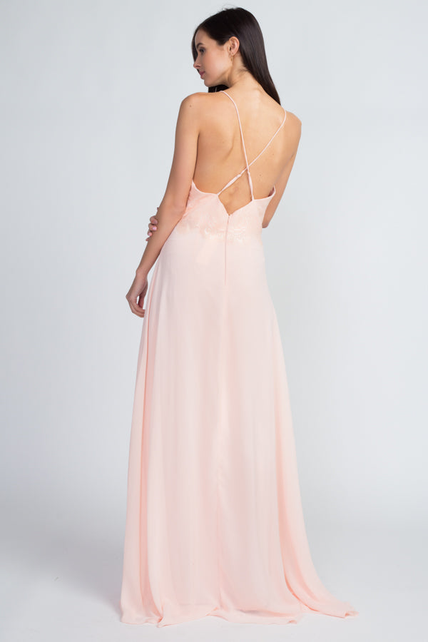 Chiffon Halter Gown