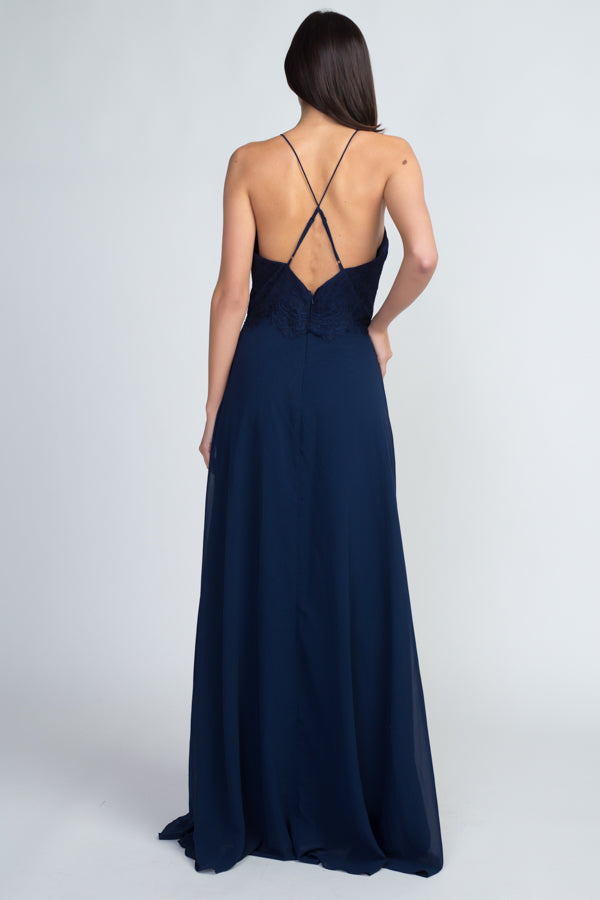 Chiffon Halter Gown